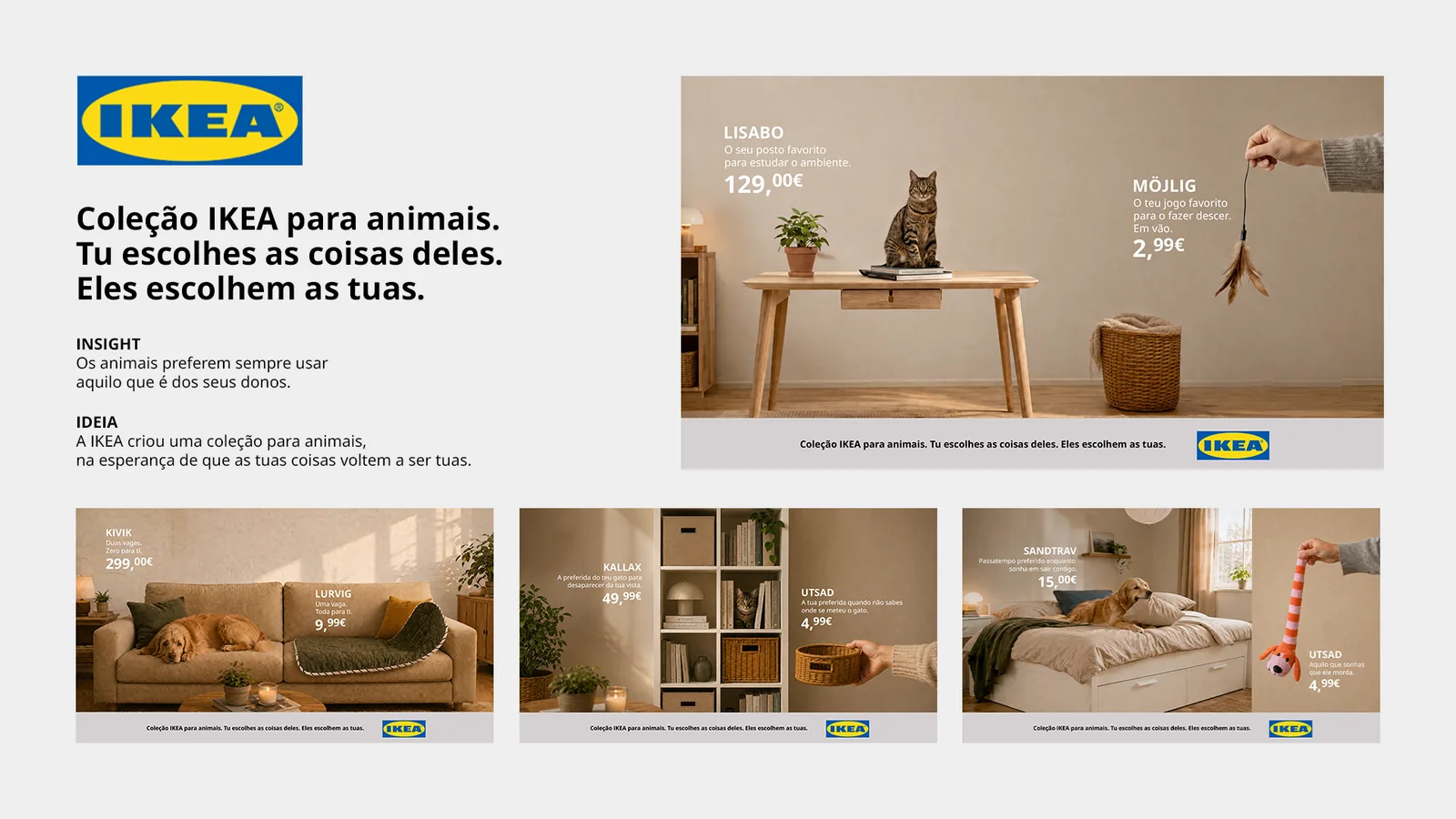 Coleção para animais